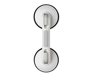 RIDDER Rob Suction Handle, Travel Suction Handle, ABS (Acrylonitrile Butadiene Styrene), White, Approx. 33.5 x 12.5 x 7 cm