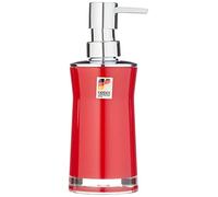 Ridder Soap Dispenser Disco, Acryl, red, 6.5 x 6.5 x 19 cm