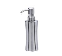Ridder soap Dispenser, Stainless-steel, Chrome matt, Approx. 5,6 x 5,6 x 18,5 cm