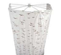 RIDDER Sylt Replacement Foil Shower Curtain 100% PEVA Beige Approx. 210 x 170 cm