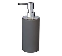 Ridder Touch Soap Dispenser, Poly Resin, Anthracite, 6.7 x 6.7 x 19 cm