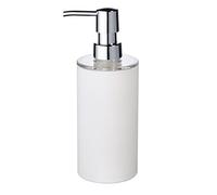 Ridder Touch Soap Dispenser, Poly Resin, White, 6.7 x 6.7 x 19 cm
