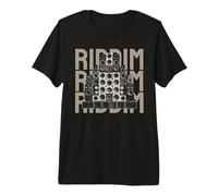 Riddim! Dubstep DJ Reggae Music Festivals Premium T-Shirt