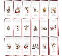 Riddle Me Christmas - 18 Christmas Cards with Riddles on the front Tri-fold Cards