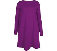 RIDDLED WITH STYLE Women’s Swing Dress Long Sleeve Tunic Top in Tartan, Leopard & Tiger Prints or Plain Design. Stylish, Comfy & Versatile, Sizes UK 8-26