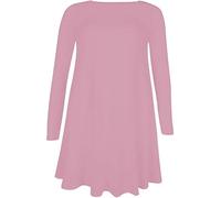 RIDDLED WITH STYLE Women’s Swing Dress Long Sleeve Tunic Top in Tartan, Leopard & Tiger Prints or Plain Design. Stylish, Comfy & Versatile, Sizes UK 8-26