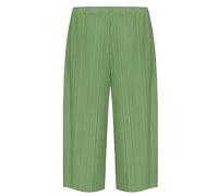 RIDDLED WITH STYLE Womens Crinkle Culottes Crinkle Wide Leg Baggy Shorts Ladies Pleated Elasticated Waist Bottom Pants Casual Wear Summer Beach Culottes Trouser UK Plus Size 12-30 Khaki