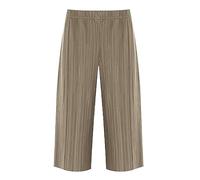 RIDDLED WITH STYLE Womens Crinkle Culottes Stretch Plain Wide Leg Shorts Ladies Pleated Elasticated Waist Pants Casual Wear Summer Beach Trouser Plus Size 12-30