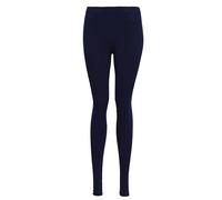 RIDDLED WITH STYLE Womens Full Length Plain Printed Leggings Elasticated Waist Summer Sports Trousers Ladies Active Gym Plus Size Stretchy Pants Outdoor Casual Wear Bottoms Navy UK 20-22