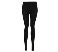 RIDDLED WITH STYLE Women's Full Length Plain Printed Leggings Elasticated Waist Summer Sports Trousers Ladies Active Gym Plus Size Stretchy Pants Outdoor Casual Wear Bottoms (Black, UK 20-22)