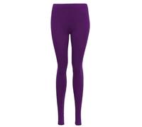 RIDDLED WITH STYLE Womens Full Length Plain Printed Leggings Elasticated Waist Summer Sports Trousers Ladies Active Gym Plus Size Stretchy Pants Outdoor Casual Wear Bottoms Purple UK 24-26
