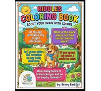 Riddles Coloring Book: Boost Your Brain with Colors (Easy Coloring Fun Series)