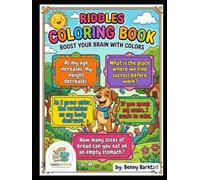 Riddles Coloring Book: Boost Your Brain with Colors (Easy Coloring Fun Series)