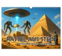 Riddles made of stone - Ancient architecture rethought UK-Version (Wall Calendar 2026 DIN A3 Landscape), CALVENDO 12 Month Wall Calendar