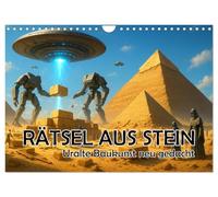 Riddles made of stone - Ancient architecture rethought UK-Version (Wall Calendar 2026 DIN A4 Landscape), CALVENDO 12 Month Wall Calendar