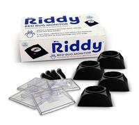 Riddy Bed Bug Detection Kit, Bed Bug Trap and Lure for Early Detection and Monitoring, Safe for Mattress, for Home or Travel, 4 Pack (Includes 4 Traps and 4 Lures)