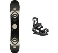 RIDE - All-mountain Snowboard bindings - Pack Berzerker 2025 for Men - Black Black S.M.L.XL