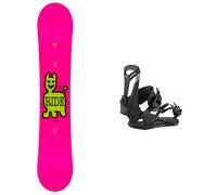 RIDE - All-mountain Snowboard bindings - Pack Kink 2026 for Men - Pink Pink S.M.L.XL