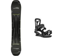 RIDE - All-mountain Snowboard bindings - Pack Manic 2025 for Men - Black Black S.M.L.XL
