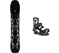 RIDE - All-mountain Snowboard bindings - Pack Smokescreen 2025 for Men - Black Black