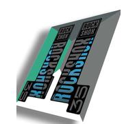 Ride Decals RockShox 35 Gold Decal Kit | Blue | MY20 (Model Year 2020) - Licensed by SRAM Matte