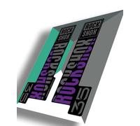Ride Decals RockShox 35 Gold Decal Kit | Purple | MY20 (Model Year 2020) - Licensed by SRAM Gloss