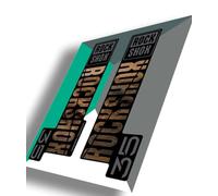 Ride Decals RockShox 35 Gold Decal Kit | Woodgrain | MY20 (Model Year 2020) - Licensed by SRAM Gloss