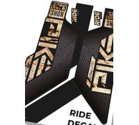 Ride Decals RockShox Pike Ultimate Flight Attendant MY23 (Model Year 2023) - Scorched Earth Gloss