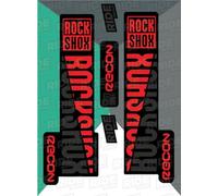 Ride Decals RockShox Recon Decal Kit | Red & Blackl | 2018 Matte