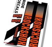 Ride Decals RockShox Recon Silver Boost MY21 (Model Year 2023) - Orange Matte