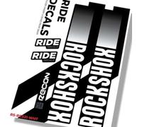 Ride Decals RockShox Recon Silver Boost MY21 (Model Year 2023) - White Gloss