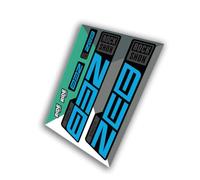 Ride Decals RockShox Zeb Ultimate Decal Kit | Blue | 2021 Matte
