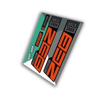 Ride Decals RockShox Zeb Ultimate Decal Kit | Orange | 2021 Gloss