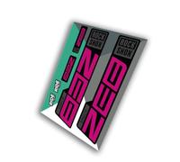 Ride Decals RockShox Zeb Ultimate Decal Kit | Pink | 2021 Matte