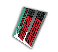 Ride Decals RockShox Zeb Ultimate Decal Kit | Red | 2021 Matte