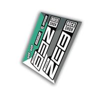 Ride Decals RockShox Zeb Ultimate Decal Kit | White | 2021 Matte