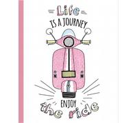 Ride. Dream. Repeat.: Travel Inspired Lined Notebook for Adventures, Daily Notes, Journaling, Planning & Dreaming Big