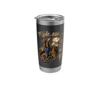 Ride Em Cowboy Design Stainless Steel Insulated Tumbler
