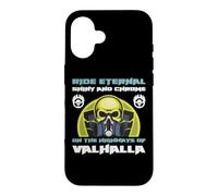 Ride Eternal Shiny and Chrome on the Highways of Valhalla Case for iPhone 16