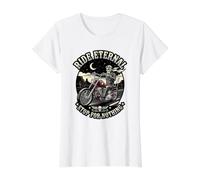 Ride Eternal Stop for Nothing F Biker Halloween Fun Value Graphic T-Shirt