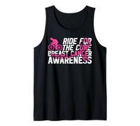 Ride for The Cure Cycling Breast Cancer Awareness Bicycle Tank Top