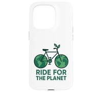 Ride For The Planet Earth Day Bicycle Cyclist Biking Case for iPhone 15 Pro
