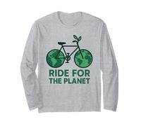 Ride for The Planet Earth Day Bicycle Cyclist Biking Long Sleeve T-Shirt