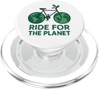 Ride For The Planet Earth Day Bicycle Cyclist Biking PopSockets PopGrip for MagSafe