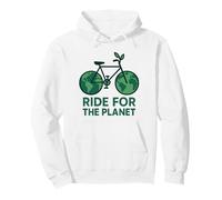 Ride For The Planet Earth Day Bicycle Cyclist Biking Pullover Hoodie