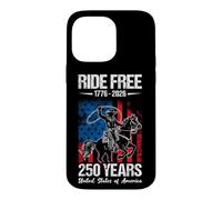 RIDE FREE 250 YEARS Patriotic Cowboy Case for iPhone 14 Pro Max