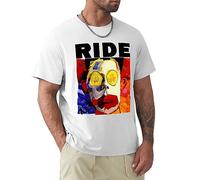 Ride Going Blank Again Band Cd Album Cover Image Shoegazing Indie Alternative T-Shirt White XL