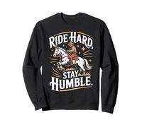 Ride Hard Stay Humble Cowboy Riding Sweatshirt