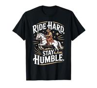 Ride Hard Stay Humble Cowboy Riding T-Shirt
