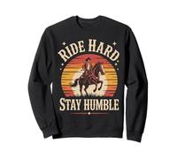 Ride Hard Stay Humble Cowboy Sunset Sweatshirt